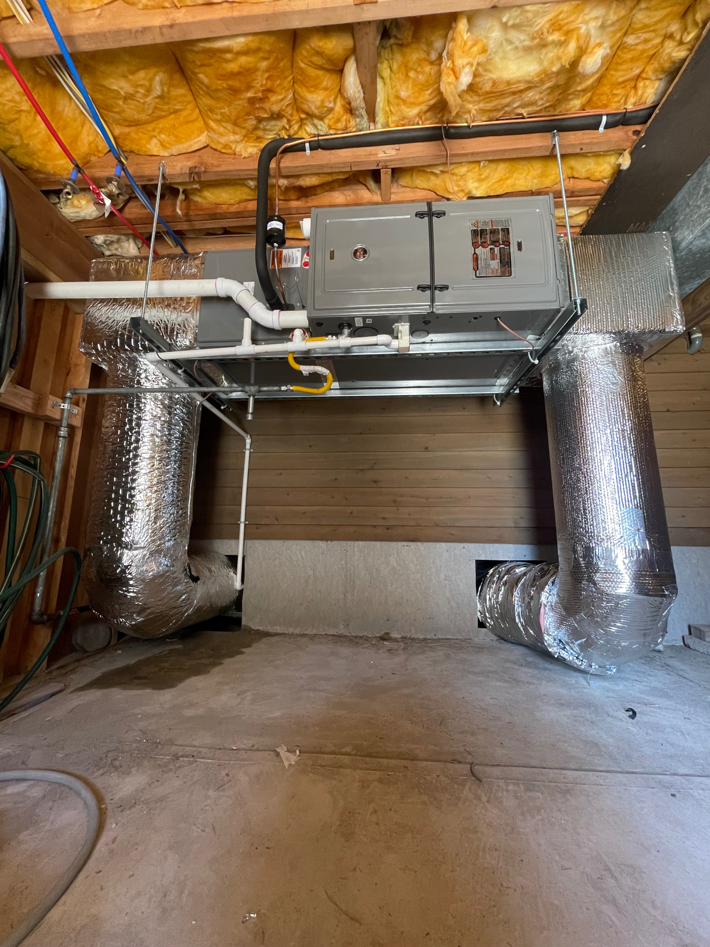 Suspended Furnace Install